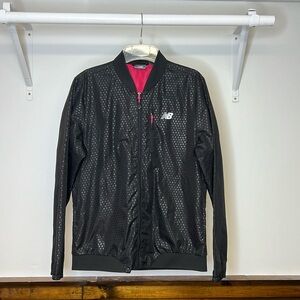 New Balance Black Lightweight Windbreaker Jacket- L
